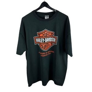 Vintage Y2K Harley Davidson Motorcycles Daytona Beach Shirt Size 2XL